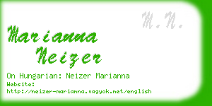 marianna neizer business card